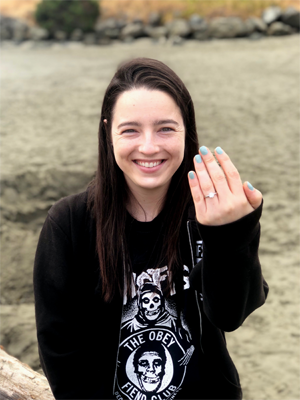 Morgan shows off ring